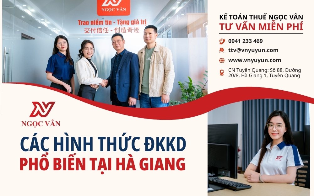 Các hình thức đăng ký kinh doanh tại Hà Giang