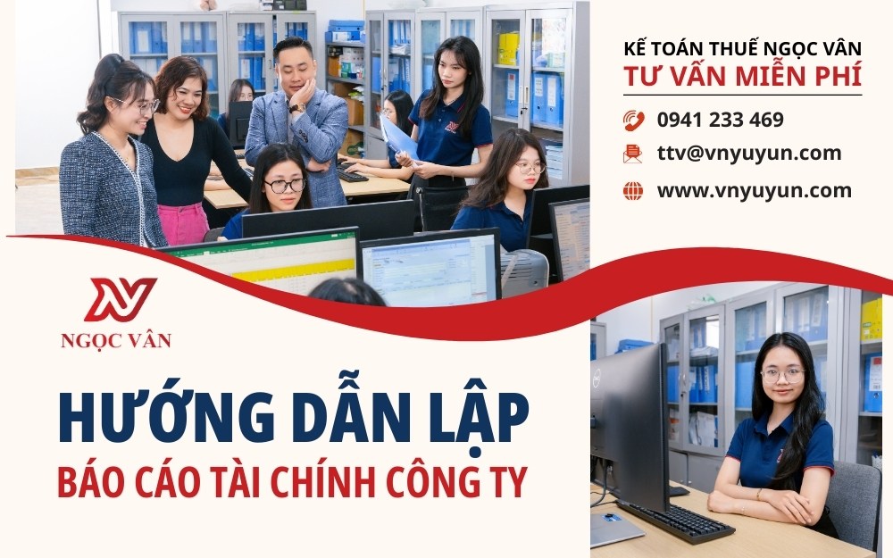 Hướng dẫn lập báo cáo tài chính công ty