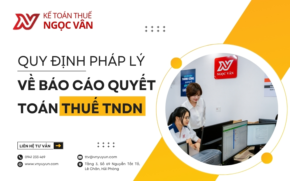 Báo cáo quyết toán thuế thu nhập doanh nghiệp
