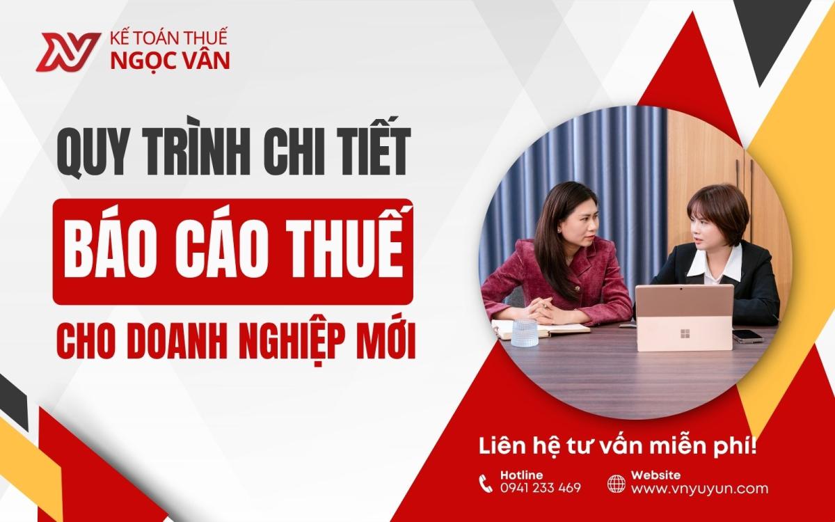 cách báo cáo thuế cho doanh nghiệp mới thành lập