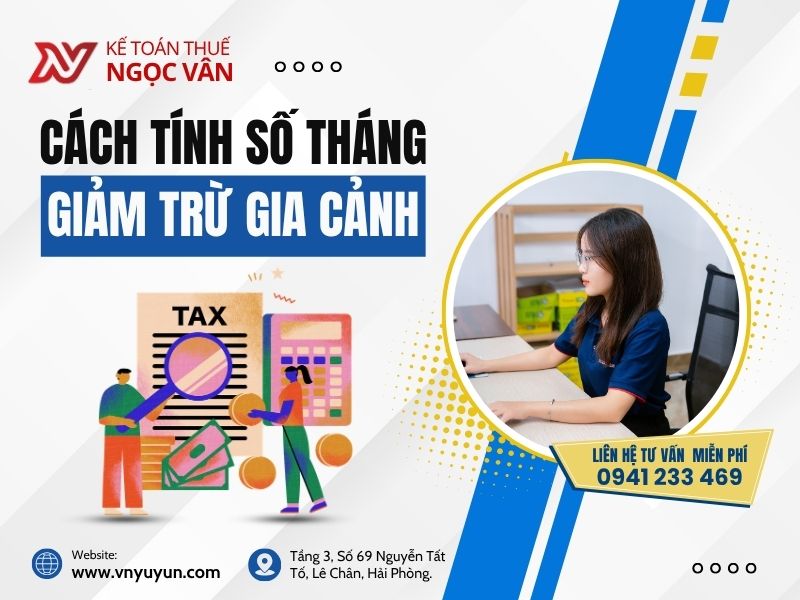 cách tính số tháng giảm trừ gia cảnh