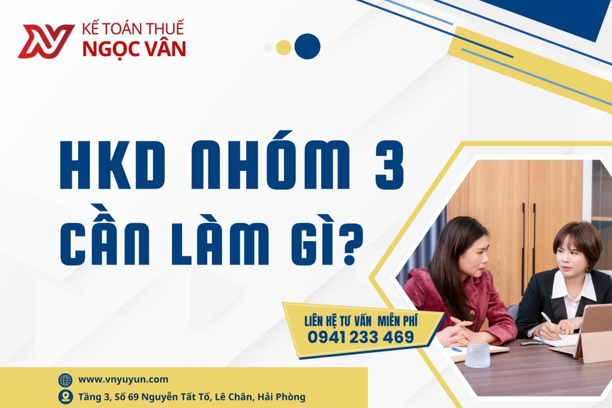 Cách tính thuế HKD nhóm 3