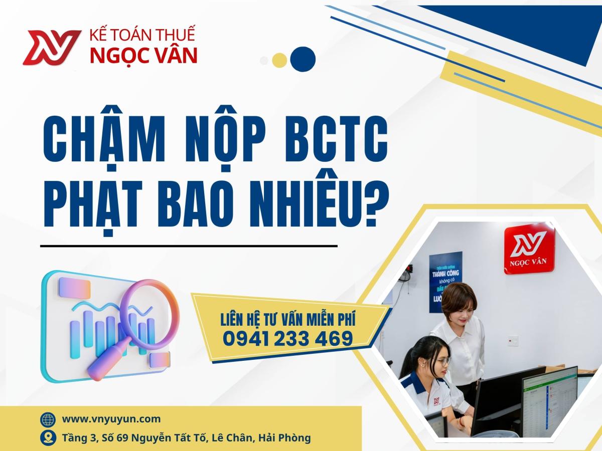 chậm nộp BCTC phạt bao nhiêu