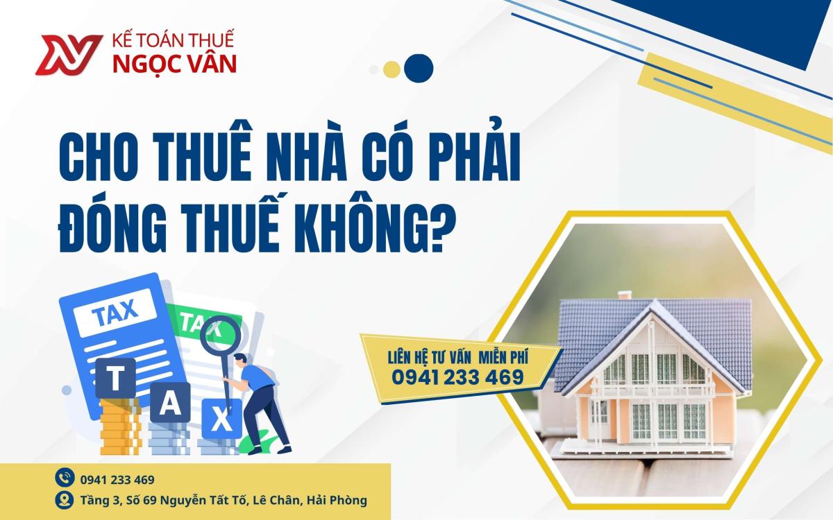 cho thuê nhà có phải đóng thuế không