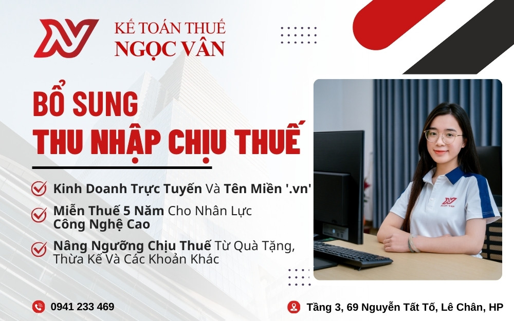 bổ sung thu nhập chịu thuế