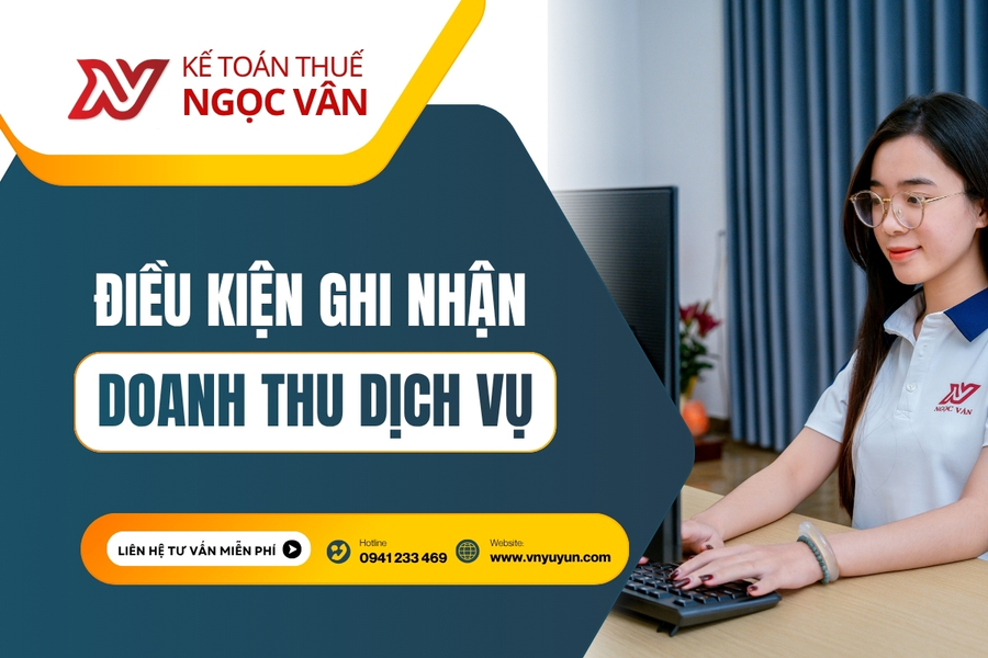điều kiện ghi nhận doanh thu dịch vụ
