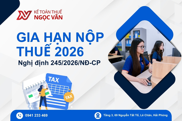 Gia hạn nộp thuế 2026