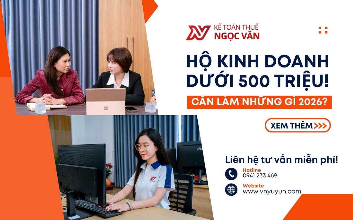 hộ kinh doanh dưới 500 triệu cần làm gì