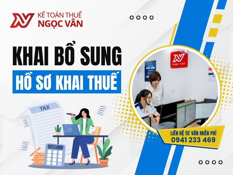 khai bổ sung hồ sơ khai thuế