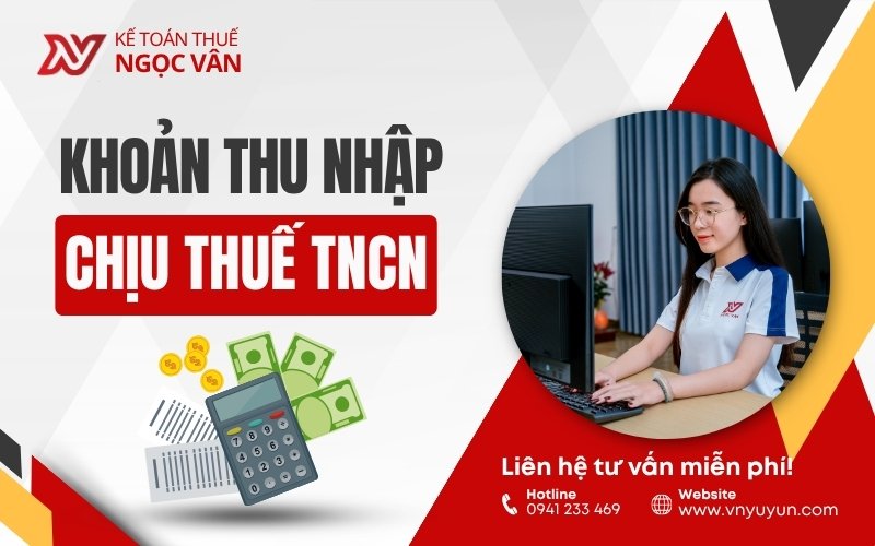 khoản thu nhập chịu thuế TNCN