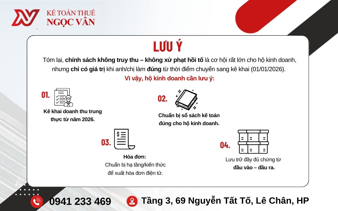 Lưu ý hộ khoán chuyển sang hộ kê khai