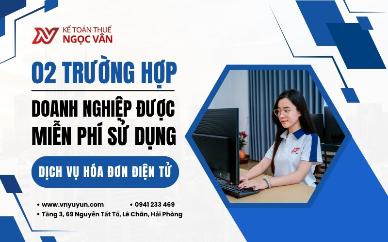 miễn phí dịch vụ sử dụng hóa đơn điện tử
