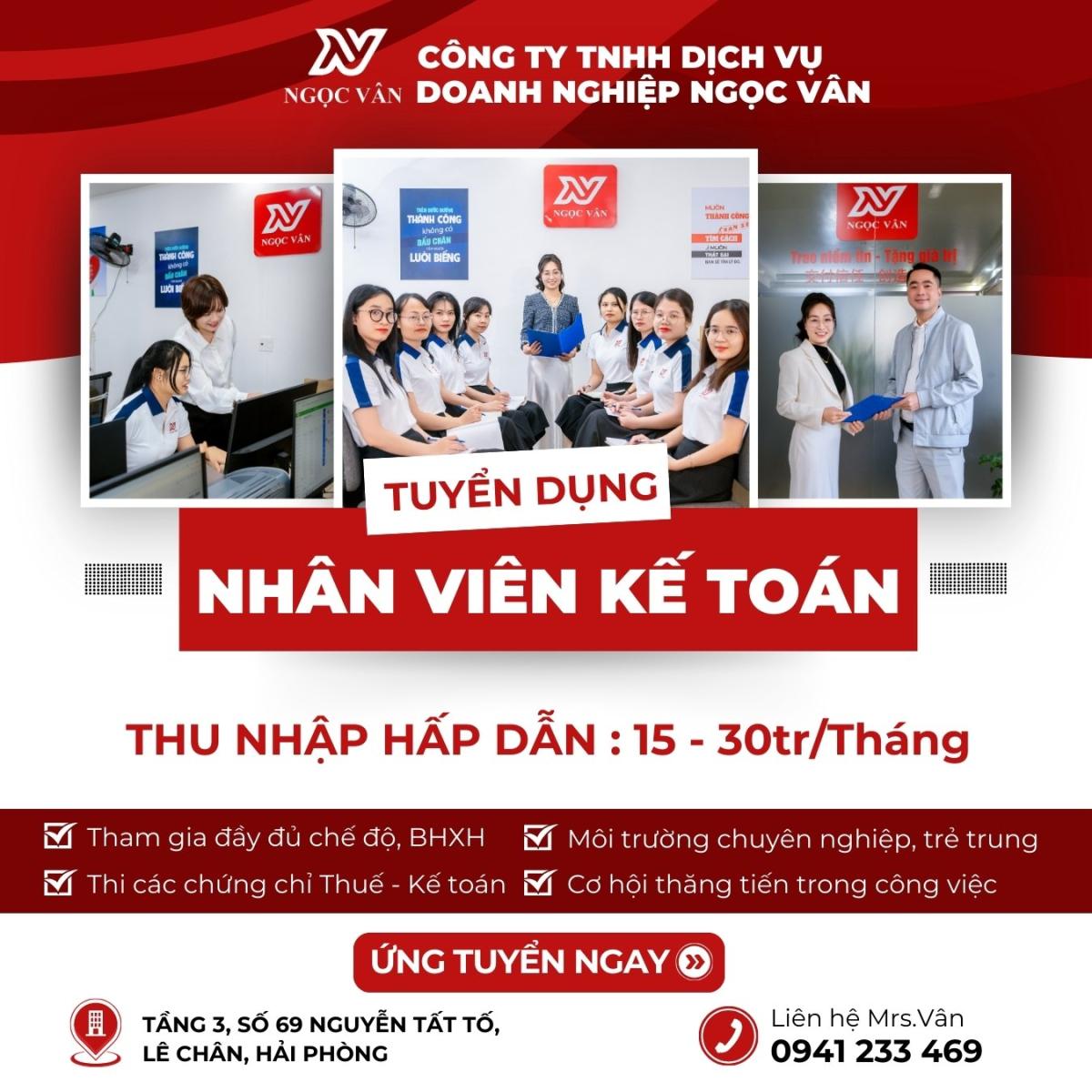 Mức lương cơ bản ngành kế toán Ngọc Vân