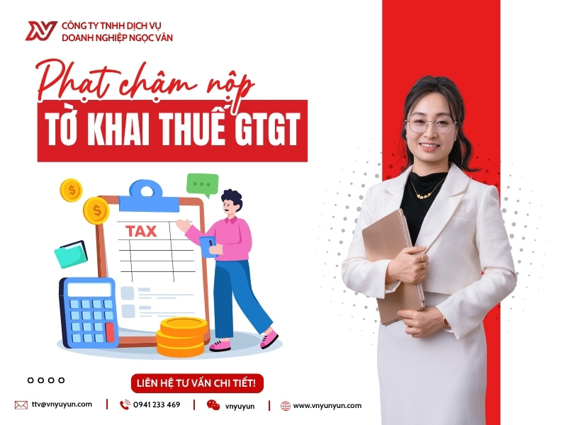 phạt chậm nộp tờ khai thuế gtgt