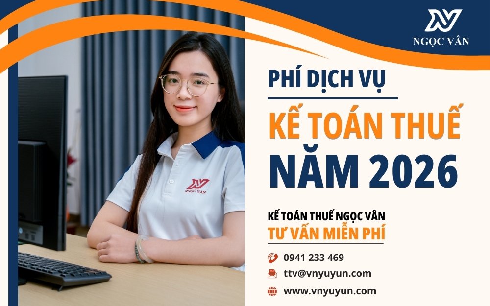Phí dịch vụ kế toán thuế năm 2026