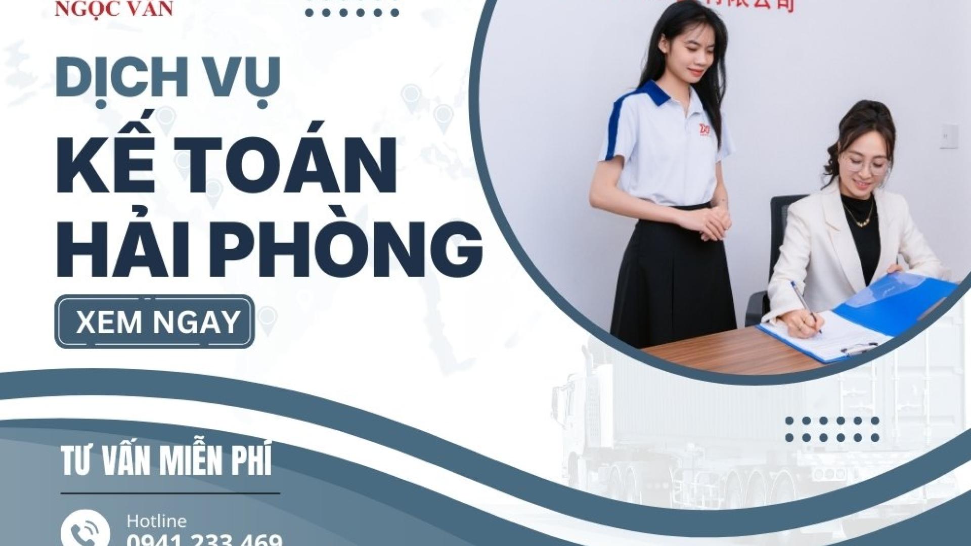 Dịch vụ kế toán Hải Phòng trọn gói, uy tín!