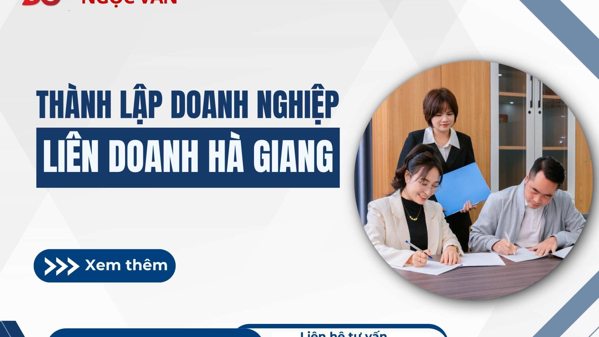  Thành Lập Doanh Nghiệp Liên Doanh Hà Giang 