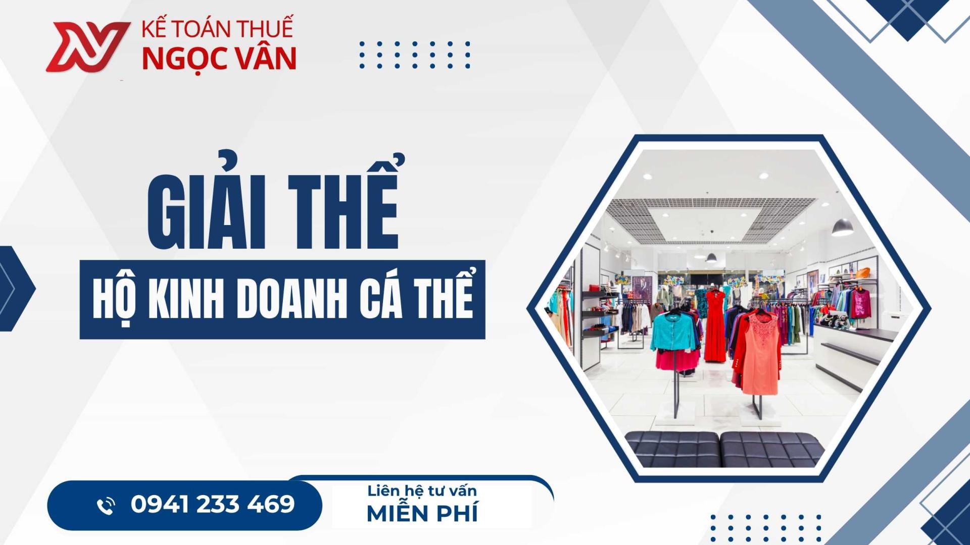 THỦ TỤC GIẢI THỂ HỘ KINH DOANH CÁ THỂ: HƯỚNG DẪN TỪNG BƯỚC