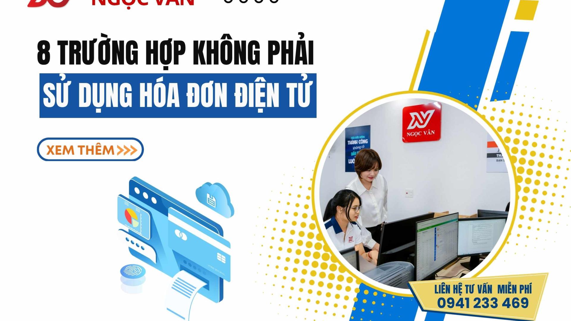 8 trường hợp không phải sử dụng hóa đơn điện tử. Hộ kinh doanh lưu ý