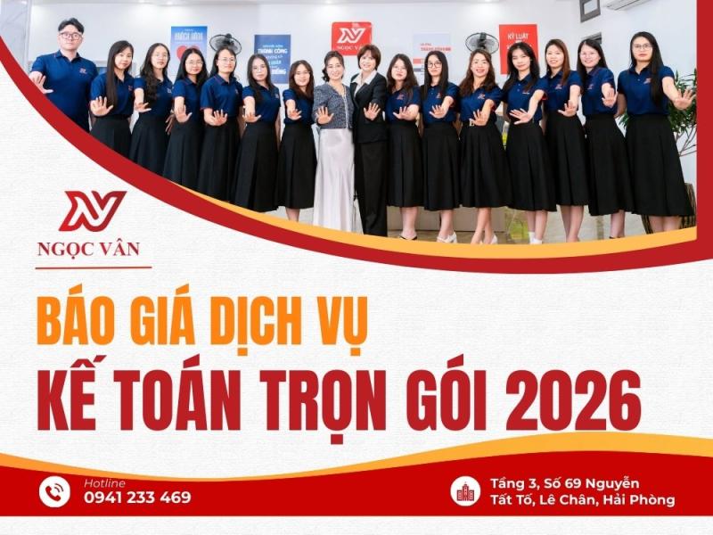 Báo Giá Dịch Vụ Kế Toán Trọn Gói 2026 mới nhất