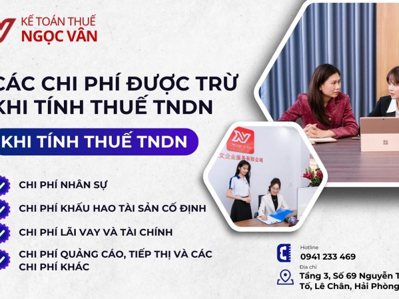 Chi Phí Được Trừ Khi Tính Thuế TNDN Gồm Những Gì?