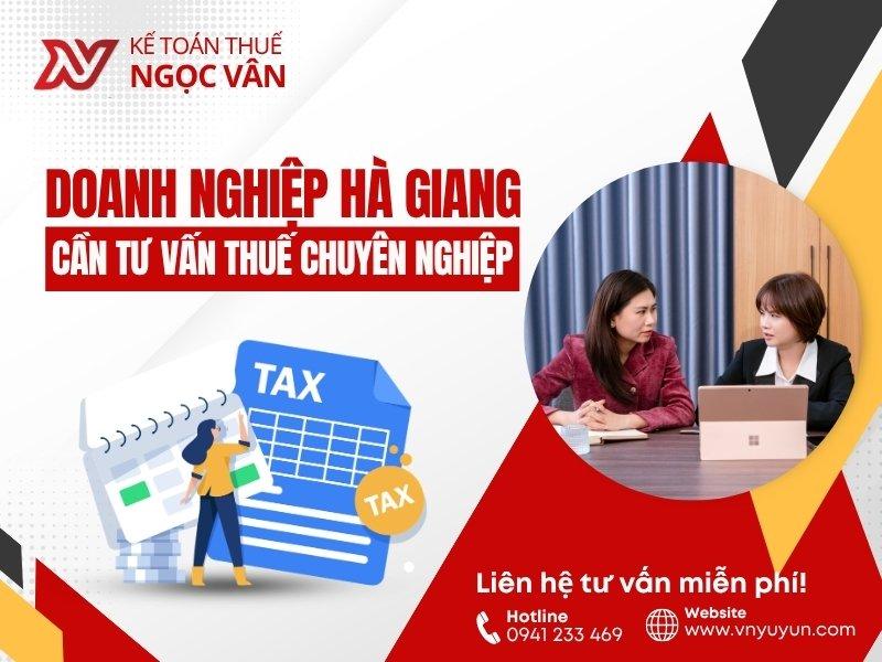 Công ty Tư Vấn Thuế Uy Tín Hà Giang 