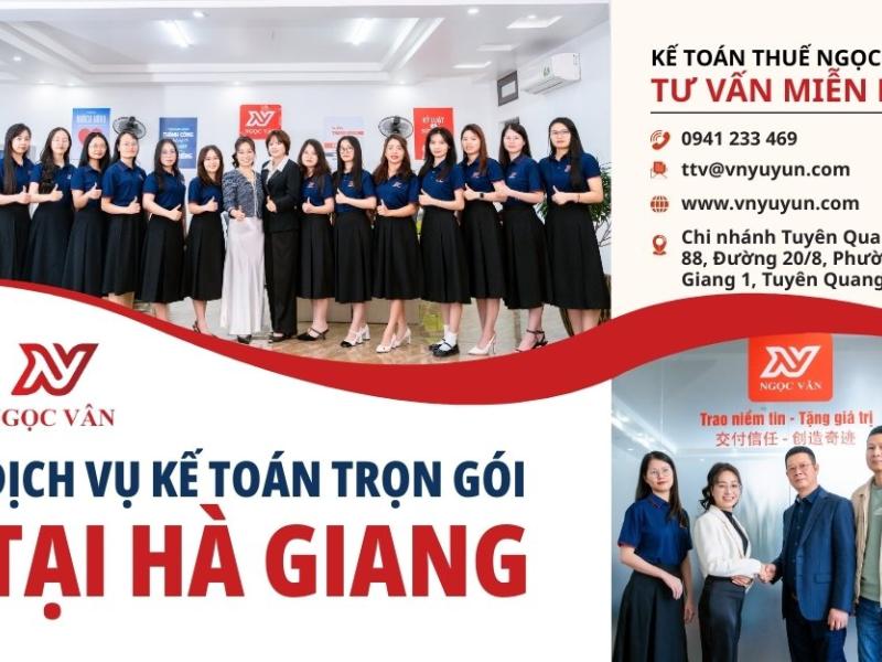 Dịch Vụ Kế Toán Hà Giang trọn gói - uy tín - chuyên nghiệp