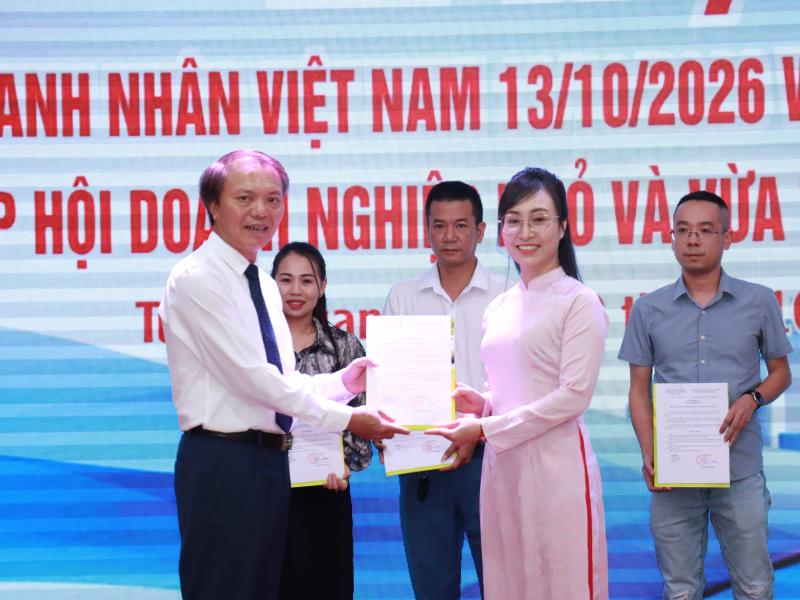 Ngọc Vân Chính Thức Gia Nhập Hiệp Hội Doanh Nghiệp Nhỏ Và Vừa Tỉnh Tuyên Quang