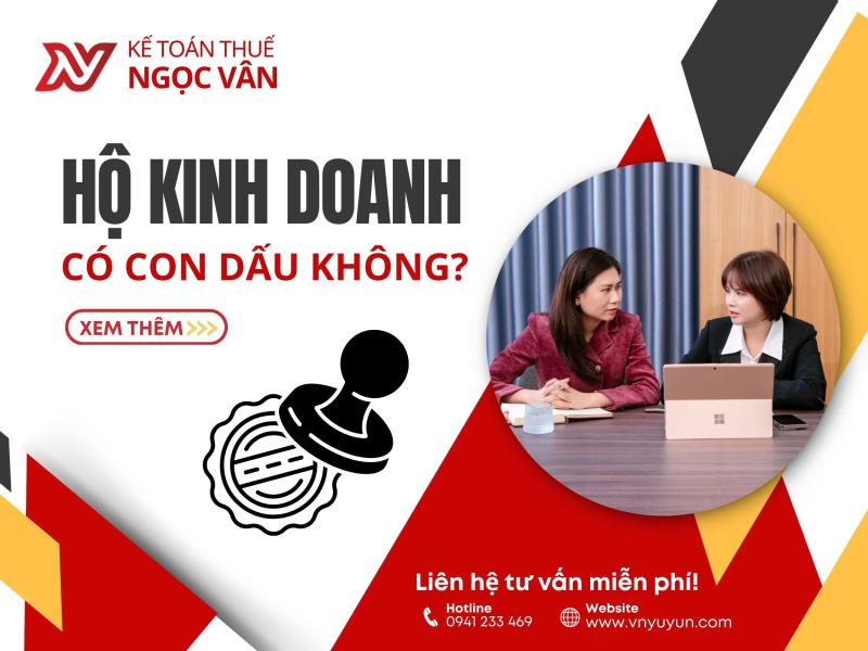 Hộ kinh doanh có con dấu không? Quy định pháp lý mới nhất 2026