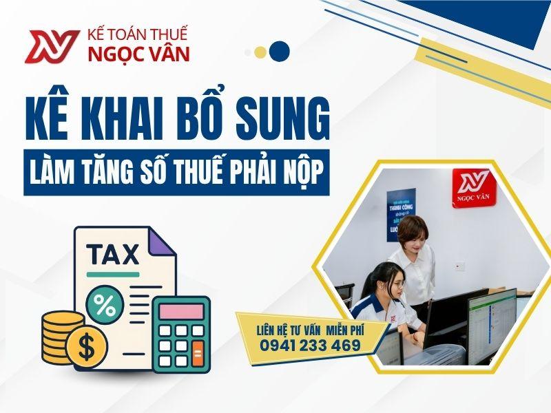 Kê khai bổ sung làm tăng số thuế phải nộp: Có bị tính tiền chậm nộp không?