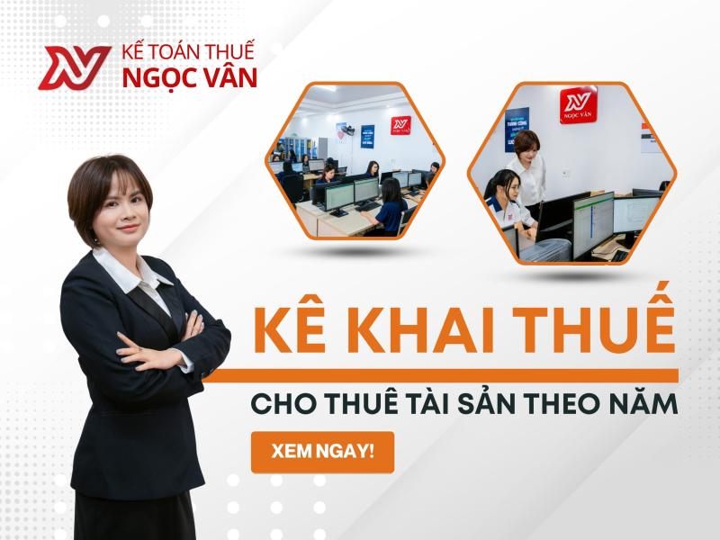 Kê khai thuế cho thuê tài sản theo năm 2026 