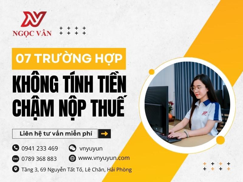 07 trường hợp không tính tiền chậm nộp thuế theo Nghị định 252/2026