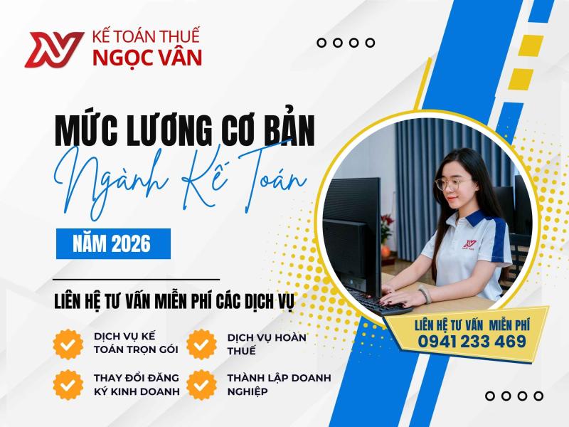 Mức lương trung bình ngành kế toán năm 2026 và các yếu tố ảnh hưởng