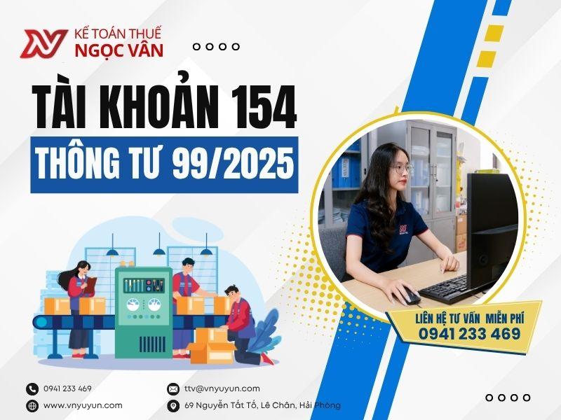 Tài khoản 154 Thông tư 99: Chi phí sản xuất, kinh doanh dở dang