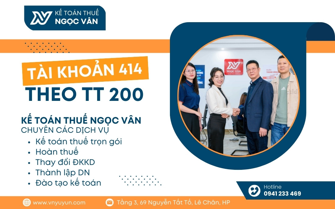 Tài khoản 414 theo TT 200