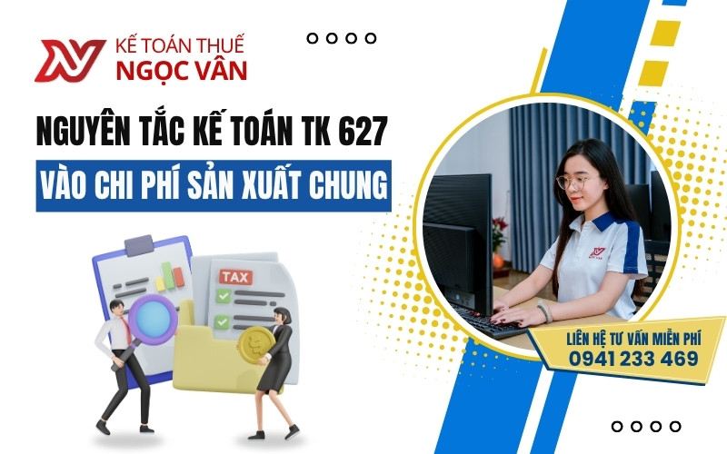 tài khoản 627 chi phí sản xuất chung