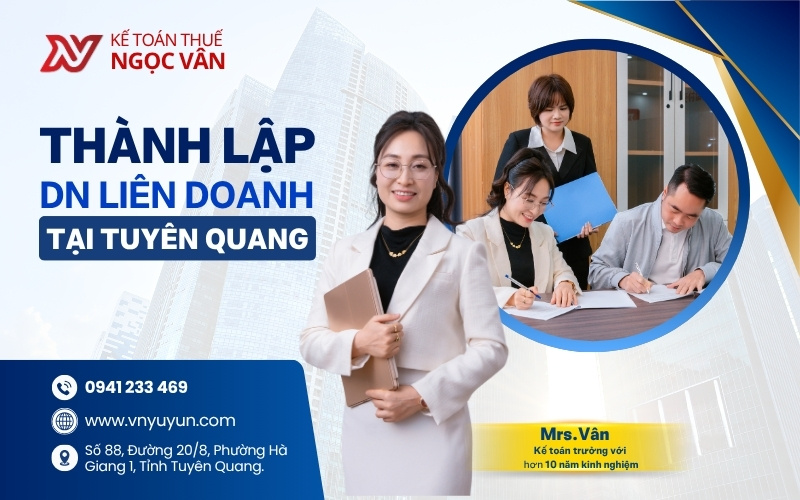 thành lập doanh nghiệp liên doanh Tuyên Quang