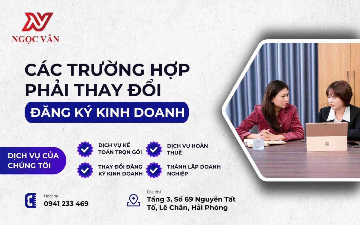 thay đổi đăng ký kinh doanh tại Hải Phòng