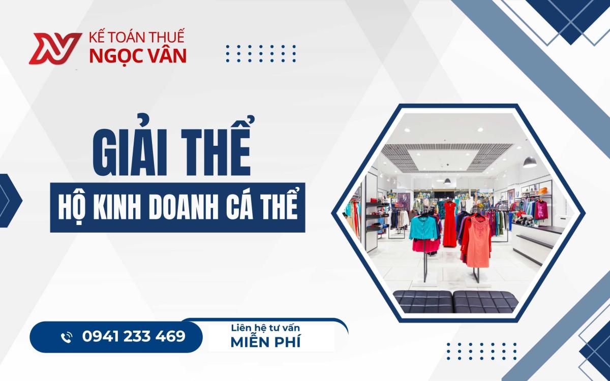 thủ tục giải thể hộ kinh doanh cá thể