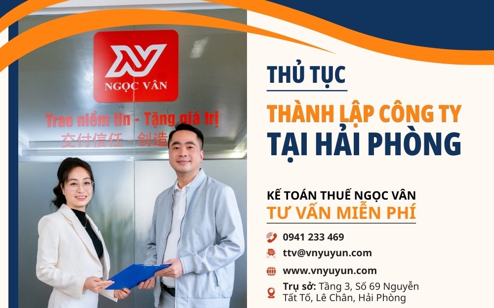 Thủ tục thành lập công ty tại Hải Phòng