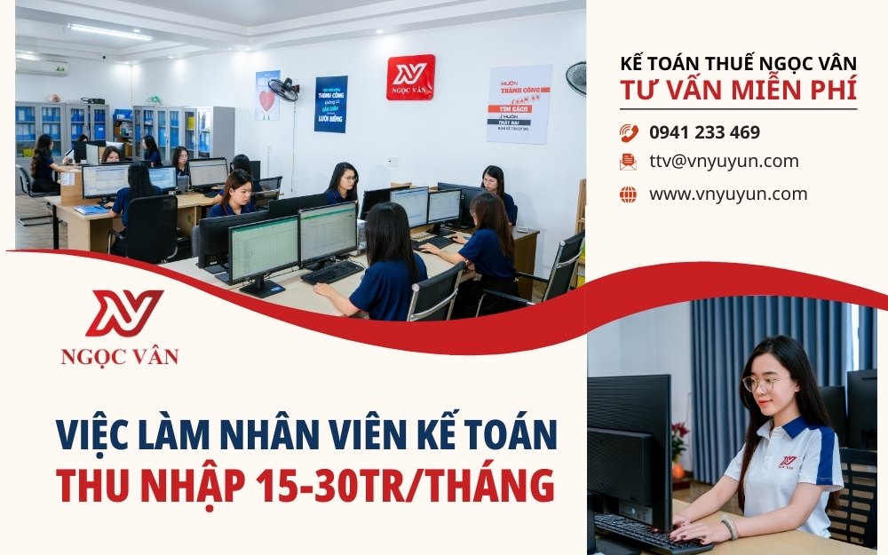 Việc làm kế toán Hà Nội thu nhập cao