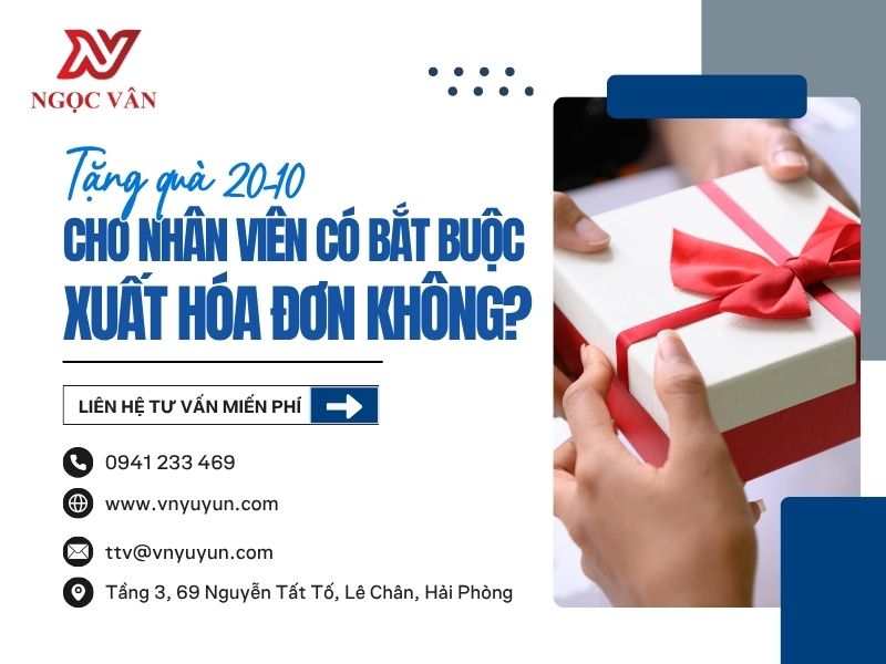 xuất hóa đơn quà tặng 20/10