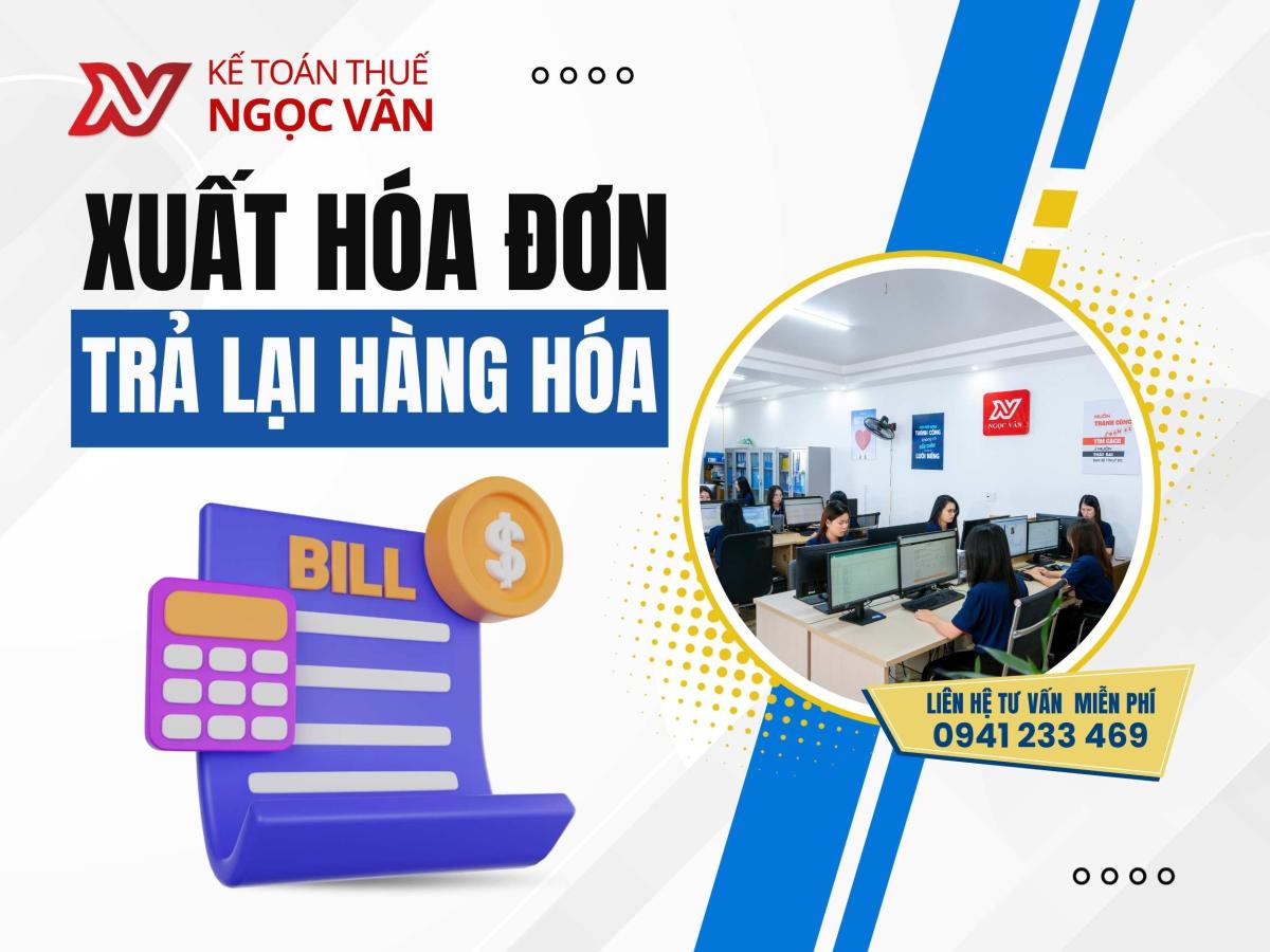 xuất hóa đơn trả lại hàng hóa